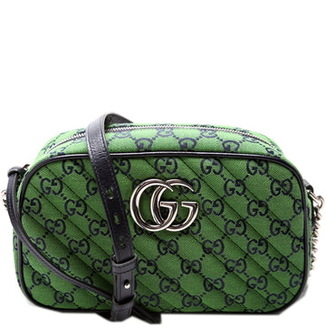 447632 Marmont Small Multicolor Canvas Camera Bag