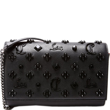 Paloma Loubinthesky Chain Clutch Leather