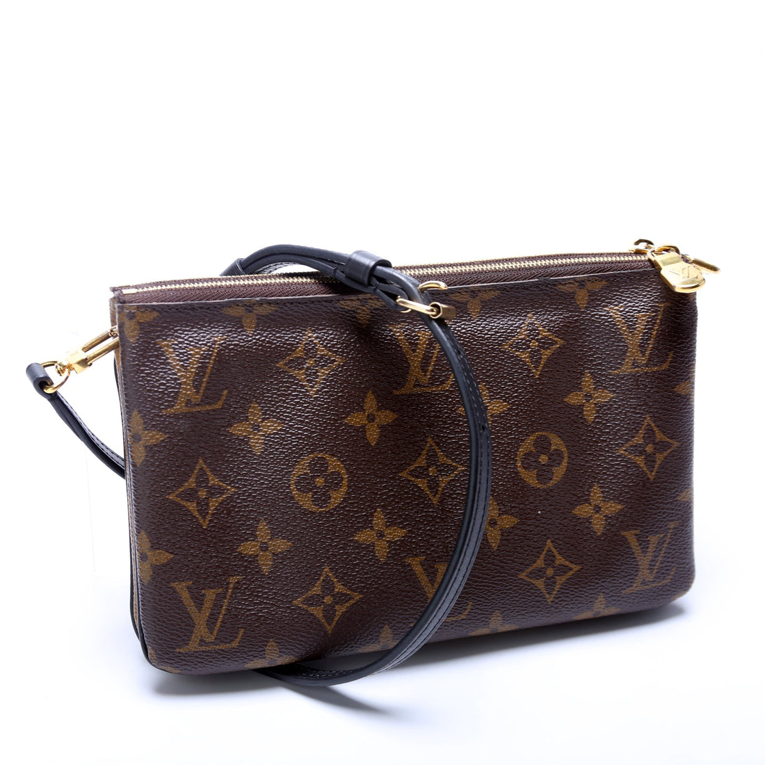 Doube Zip Pochette Giant Reverse Monogram