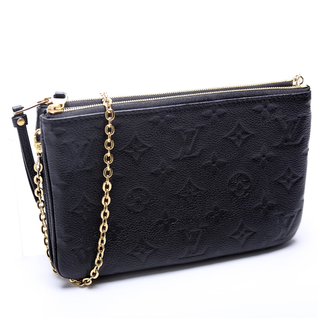 Double Zip Pochette Empreinte