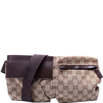 28566 GG Canvas Waist Bag