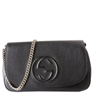 536224 Soho Chain Tassel Flap