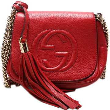 323190 Soho Chain Tassel Flap Small