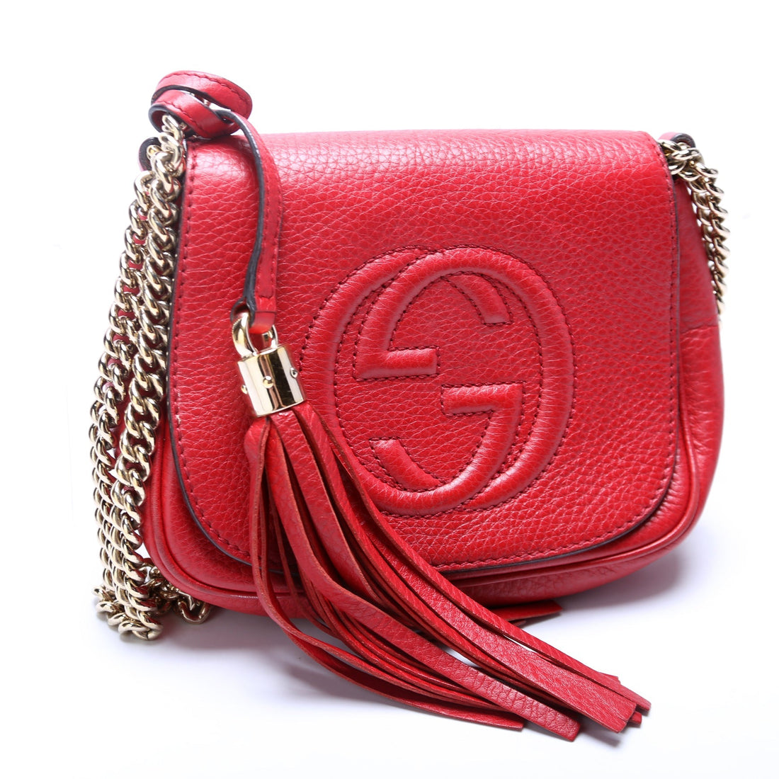 323190 Soho Chain Tassel Flap Small