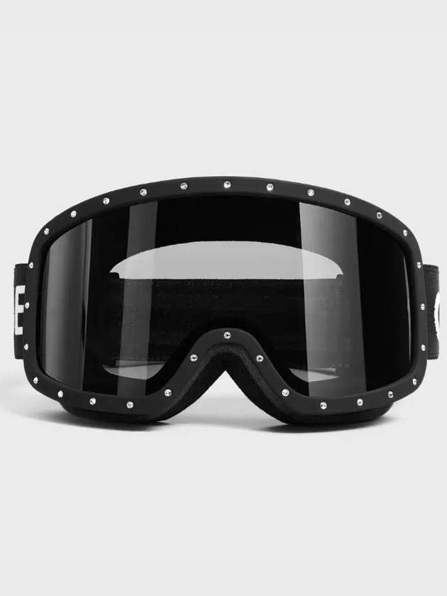 CELINE Eyewear Ski Mask Crystal Plastic Sunglasses Black