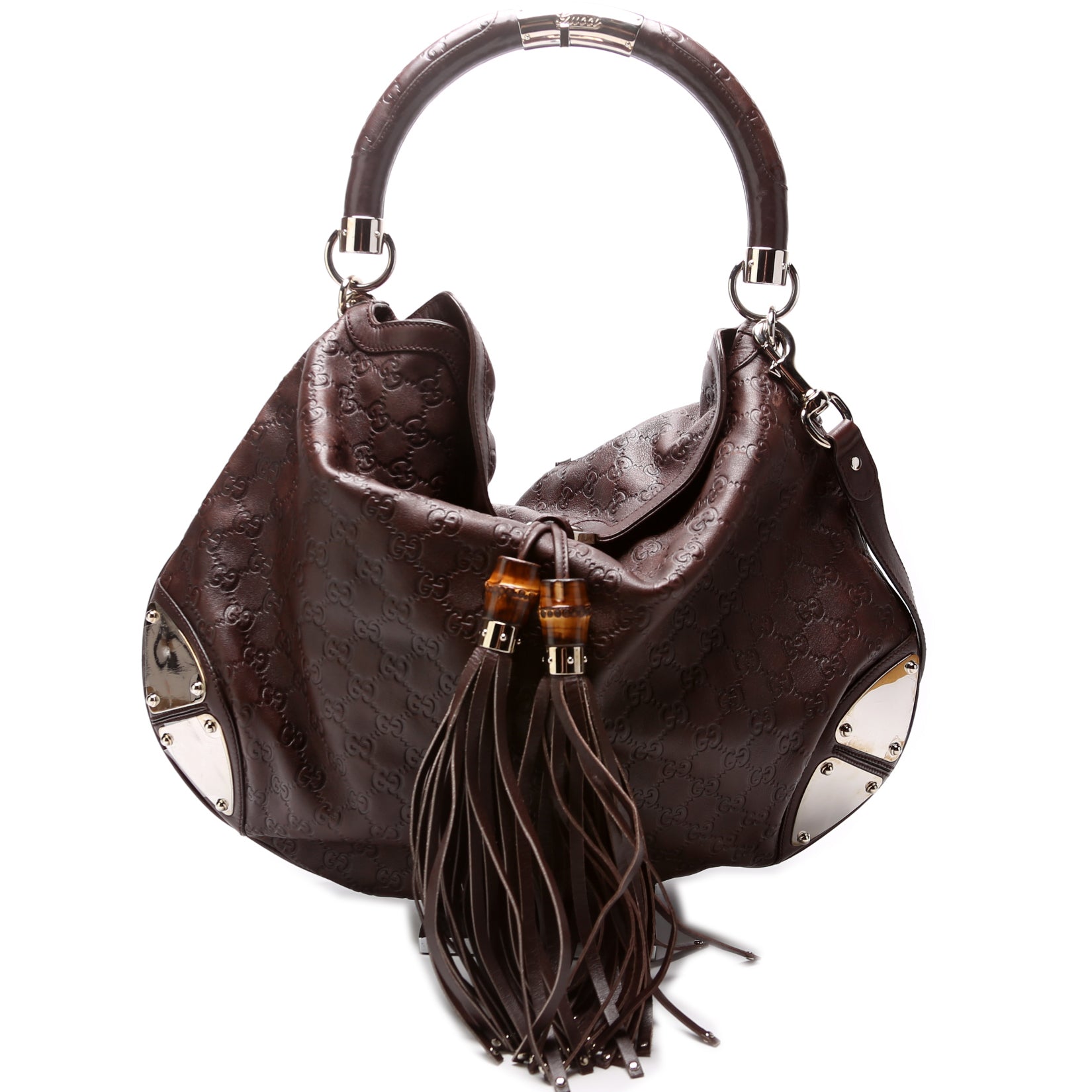 177088 Guccissima Indy Top Handle Hobo