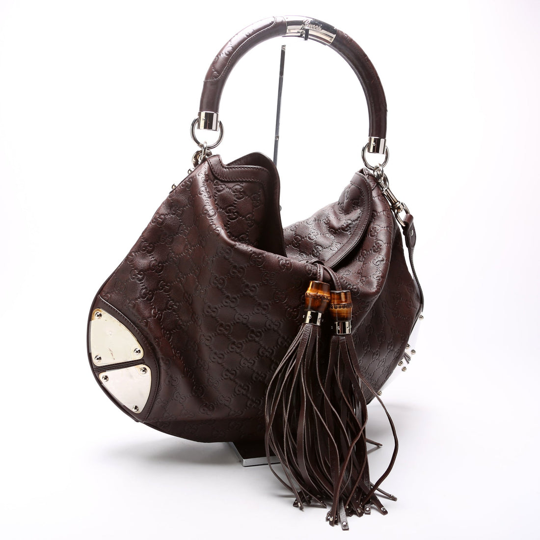 177088 Guccissima Indy Top Handle Hobo