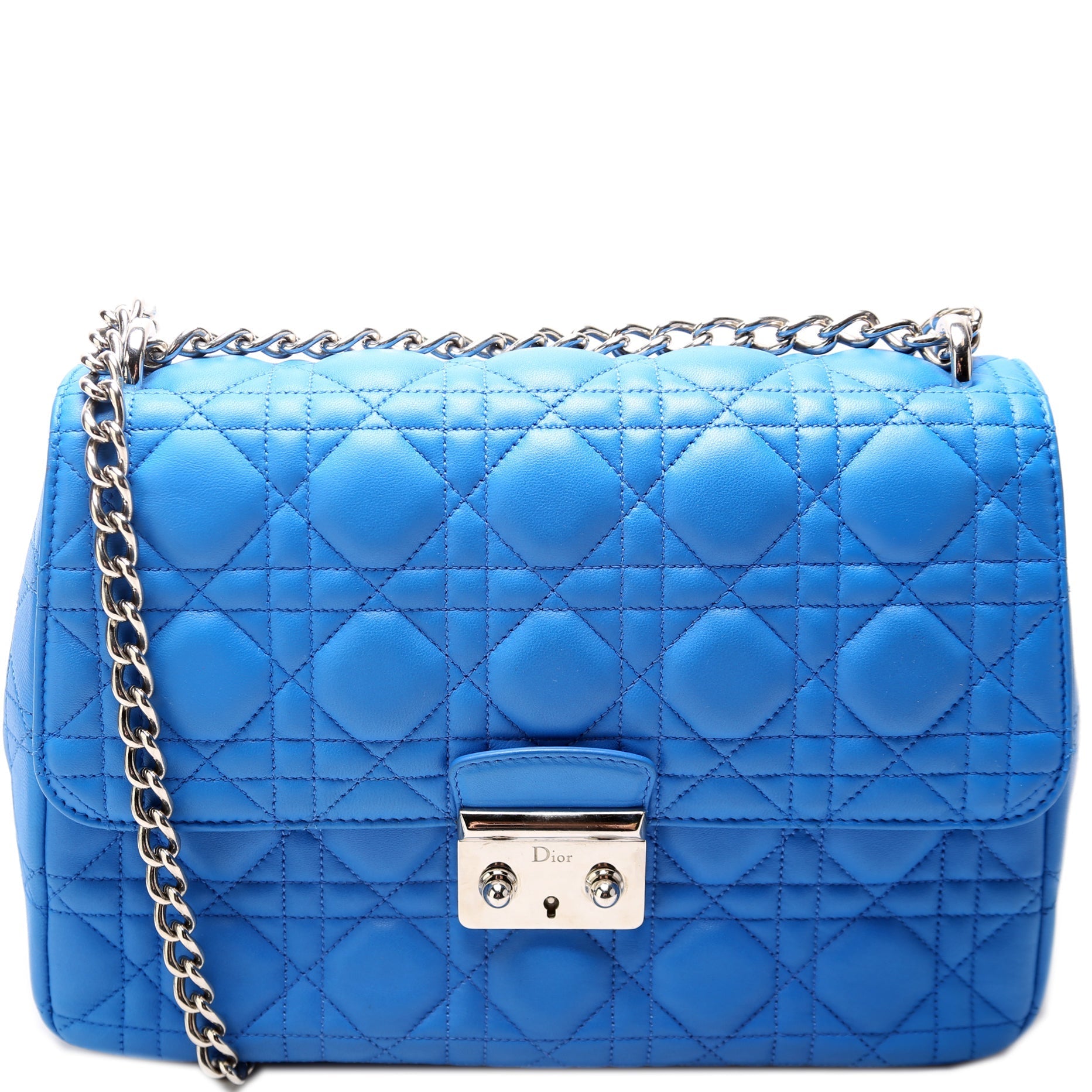 Miss Dior Medium Flap Chain Bag Cannage Lambskin