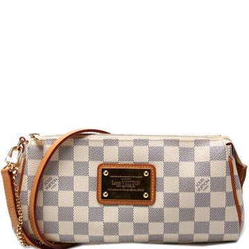 Eva Clutch Damier Azur