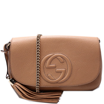 536224 Soho Chain Tassel Flap