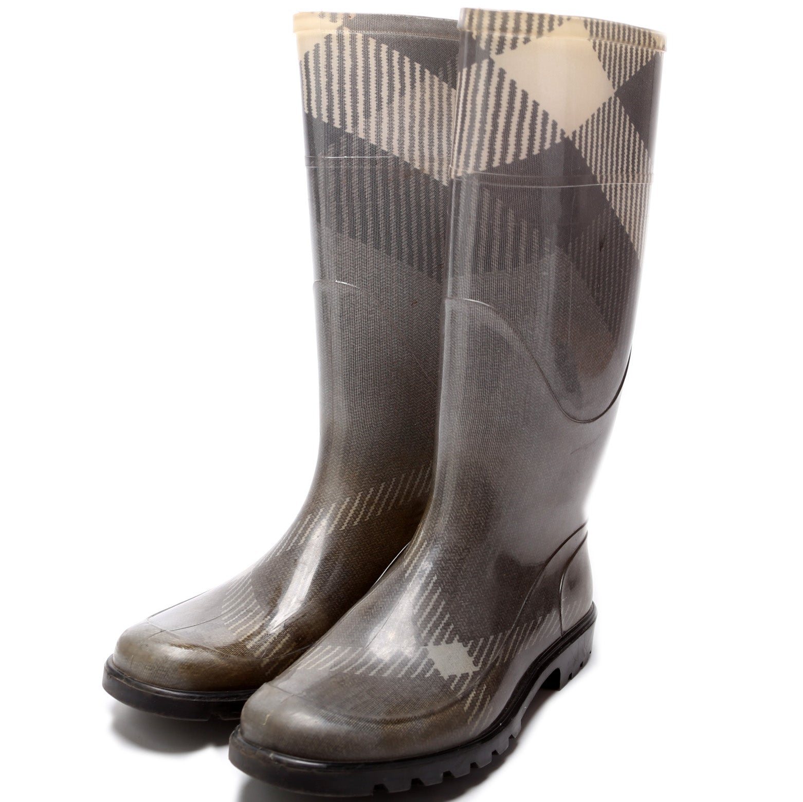 Check Rubber Boots Size 38