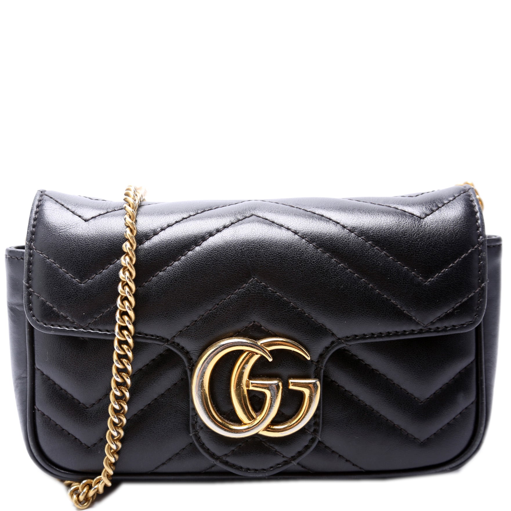 476433 Marmont Leather Super Mini Flap