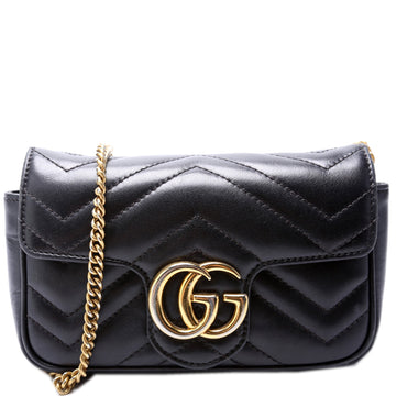 476433 Marmont Leather Super Mini Flap