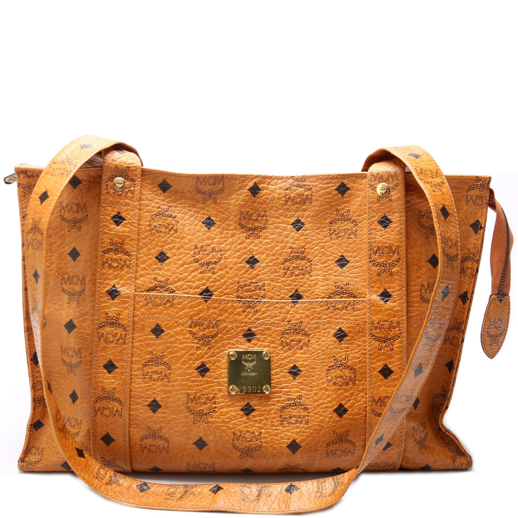 Vintage Zip Top Tote