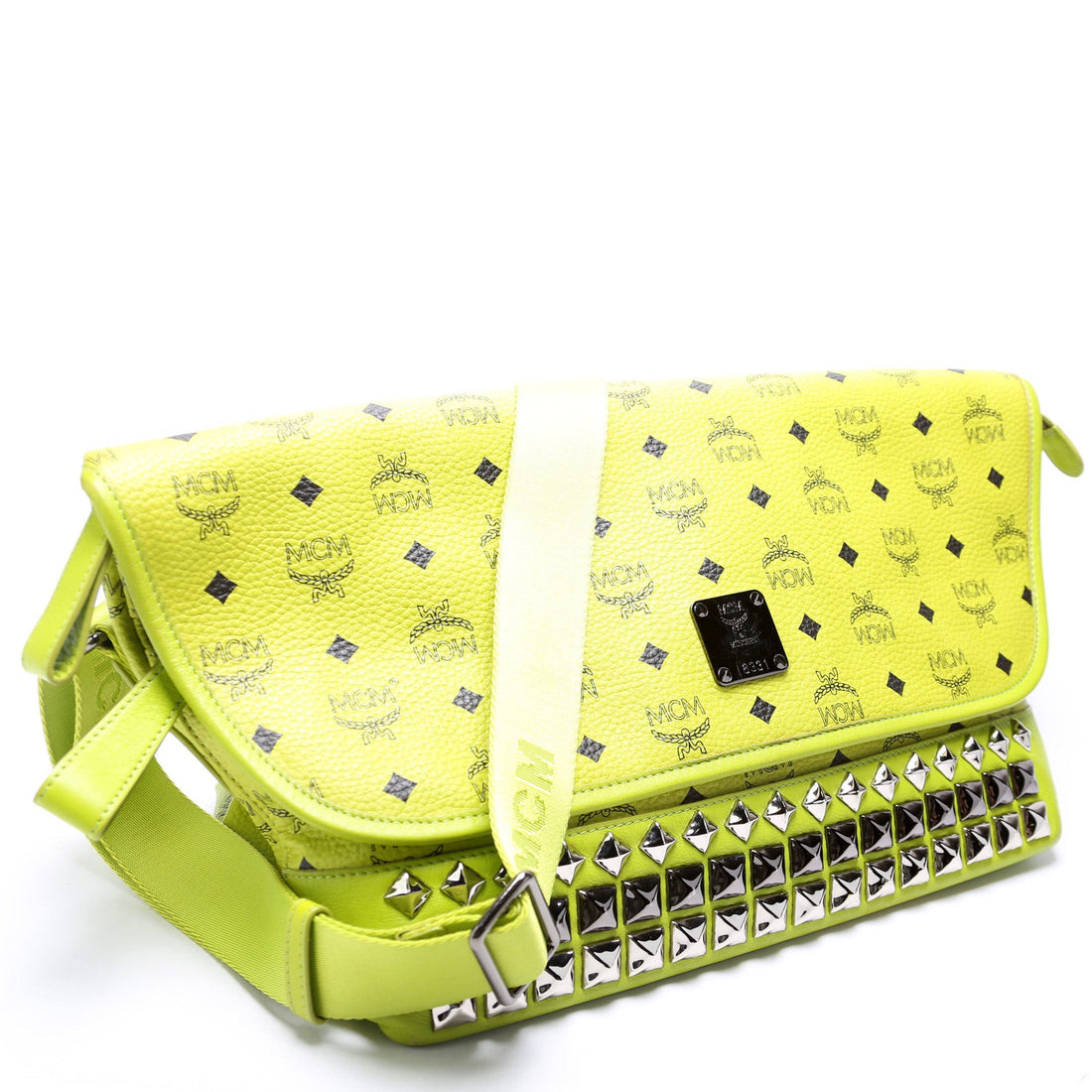 Visetos Studded Messenger Bag