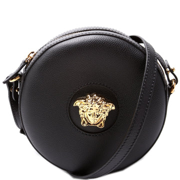 La Medusa Round Leather Camera Bag