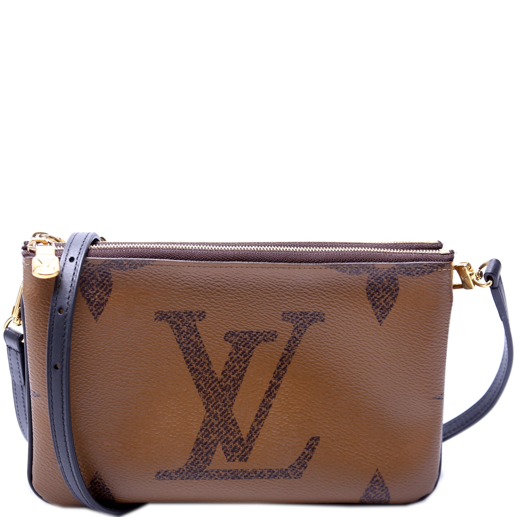 Double Zip Pochette Giant Reverse Monogram