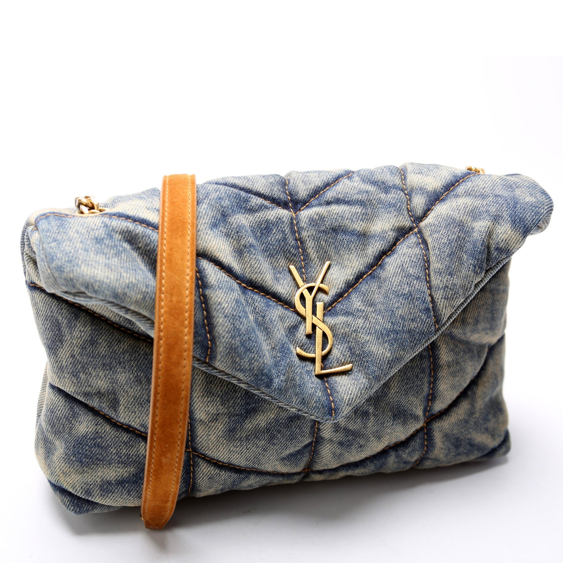 Loulou Toy Puffer Denim 620333