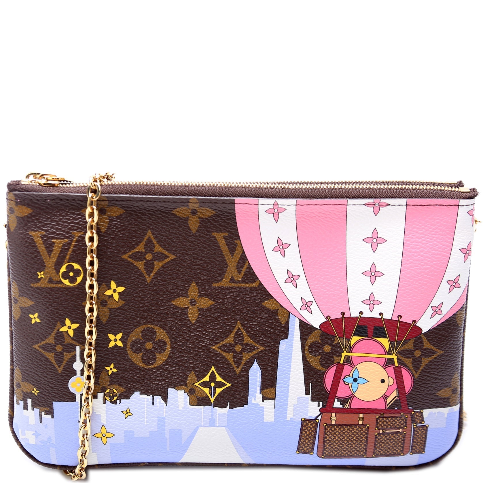 Double Zip Pochette Xmas 2019 Animation Monogram