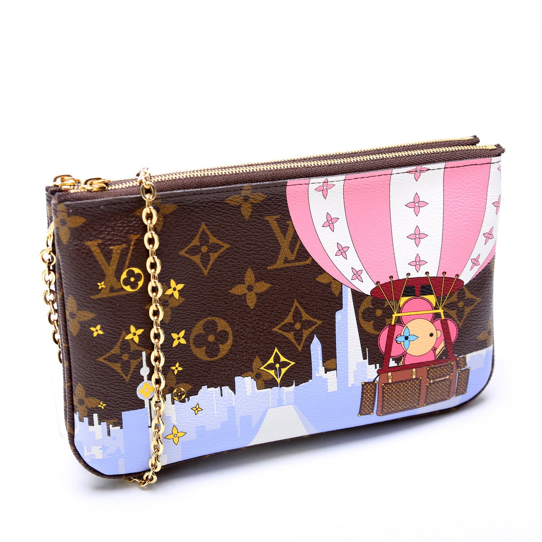Double Zip Pochette Xmas 2019 Animation Monogram