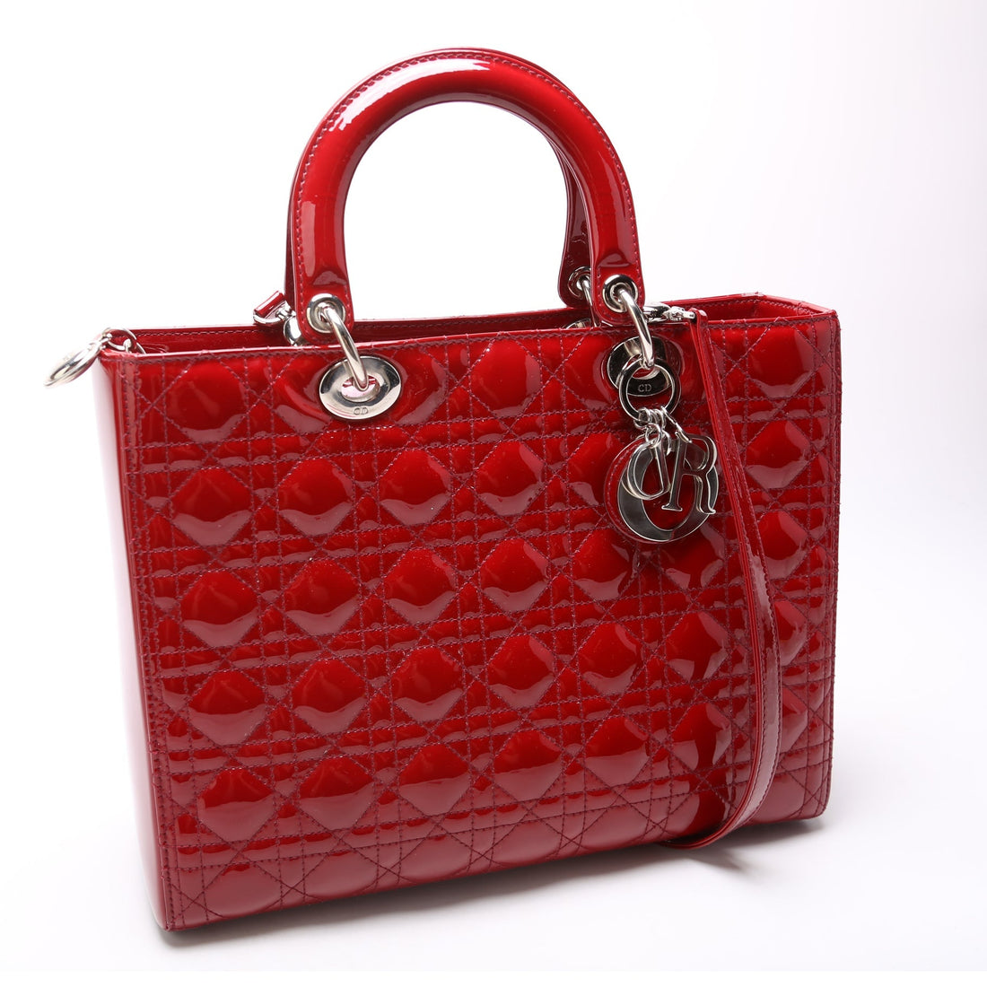 Lady Dior Large Patent