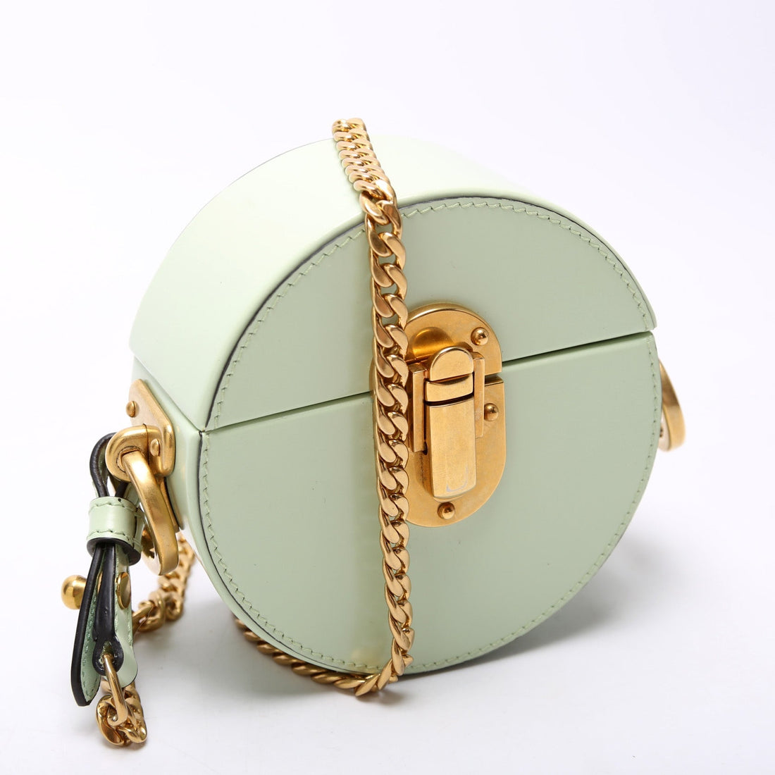 Micro Box Round Leather