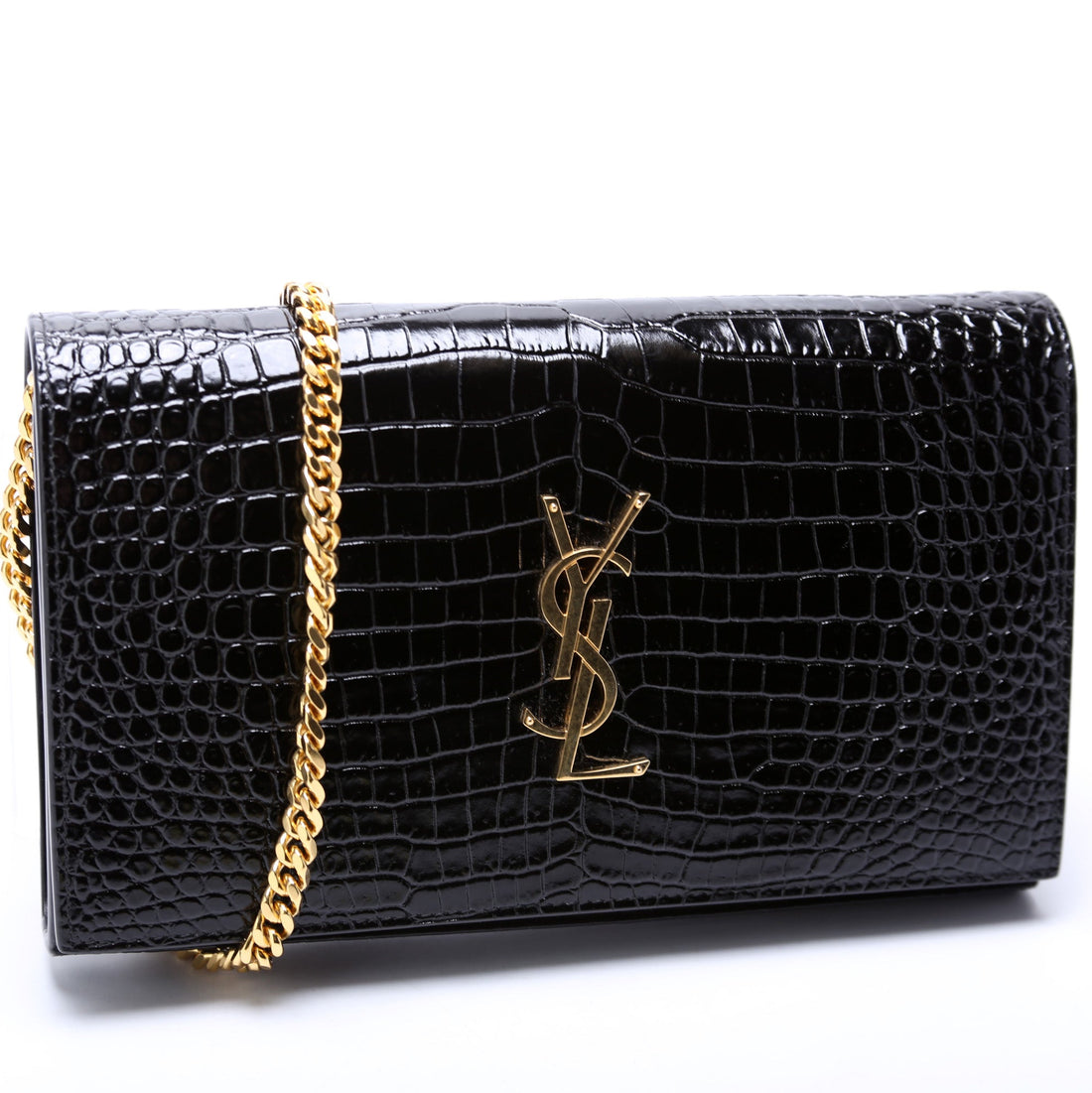 Kate Chain Wallet Crocodile