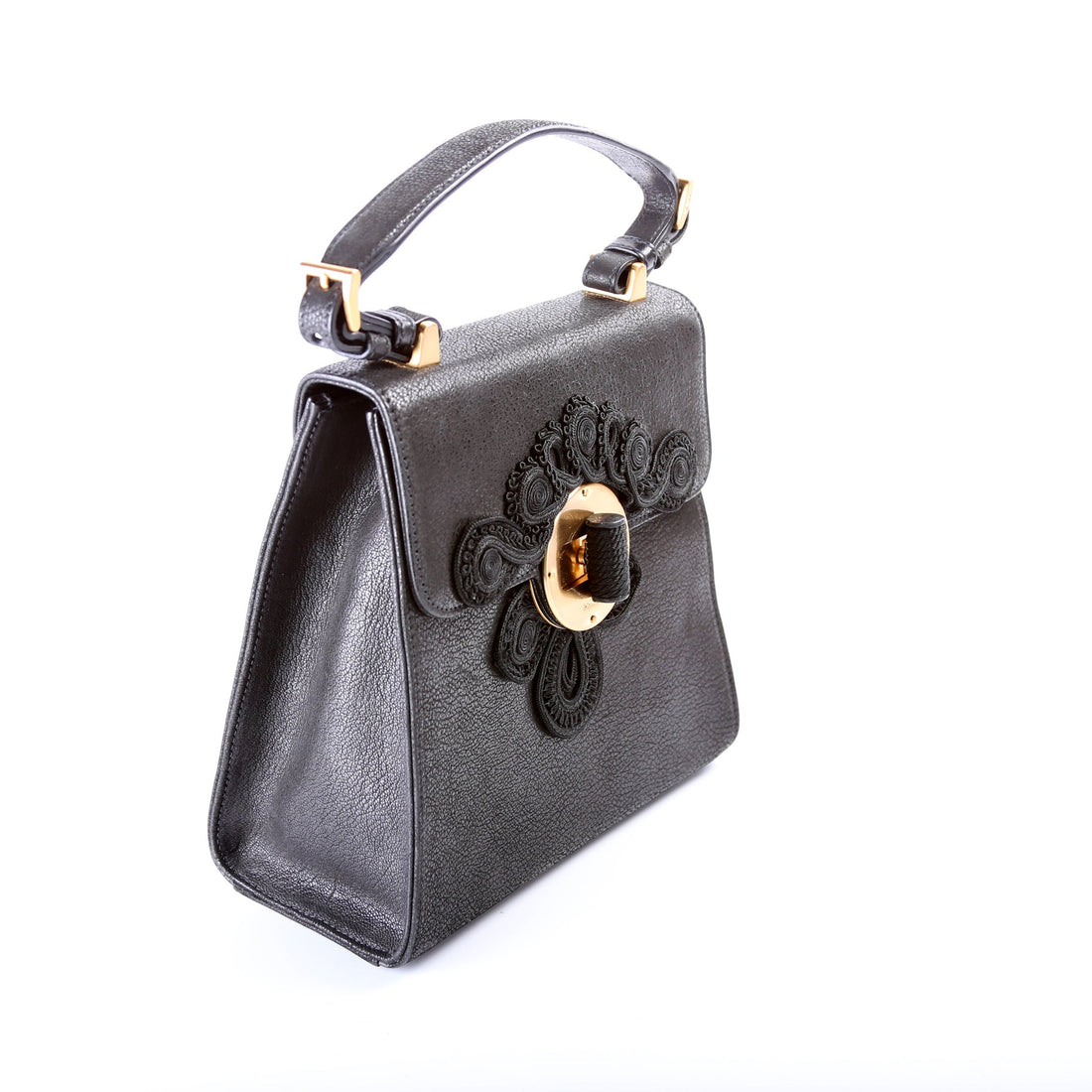 Antic Passamane Top Handle Bag