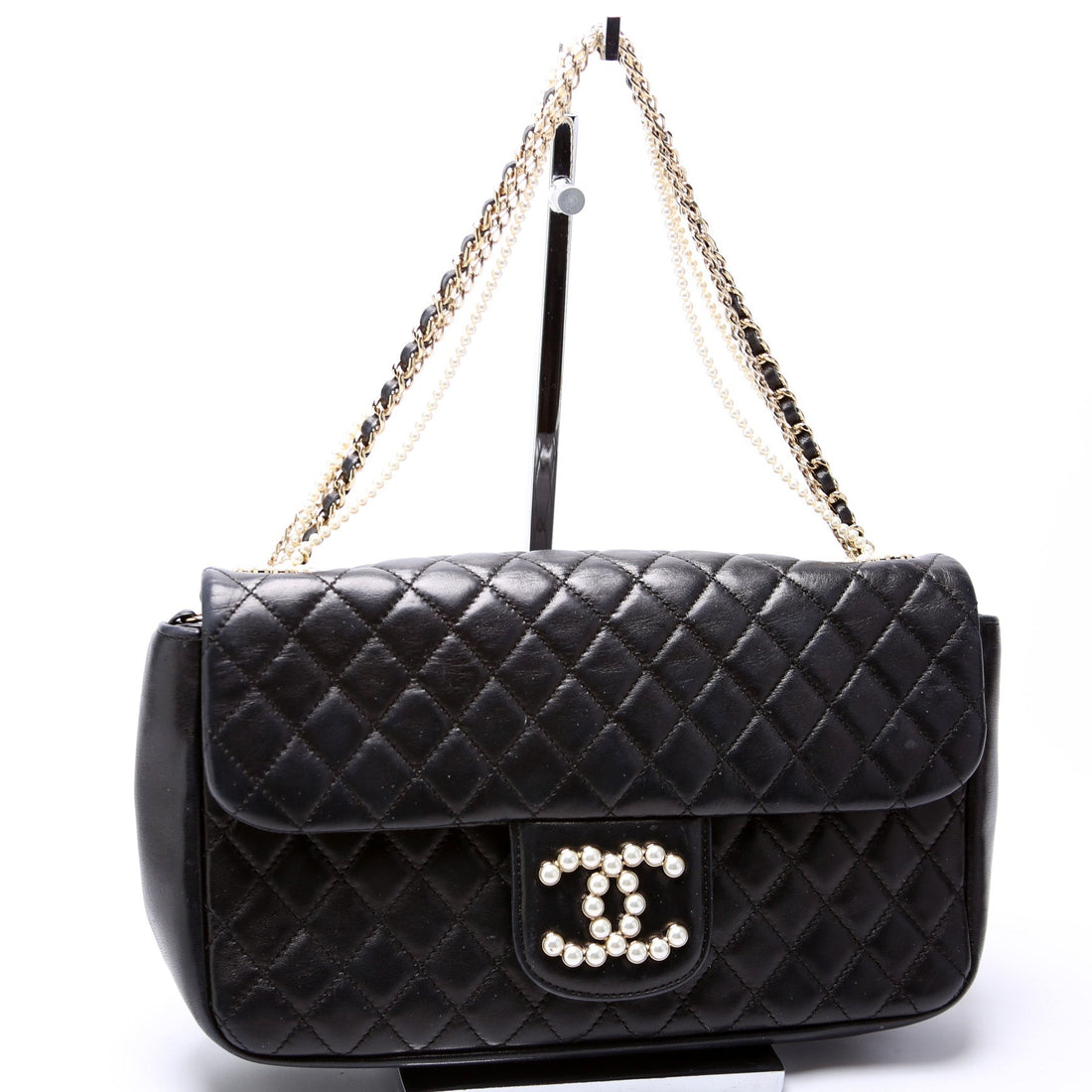 Westminster Pearl Quilted Lambskin Flap Bag 12M