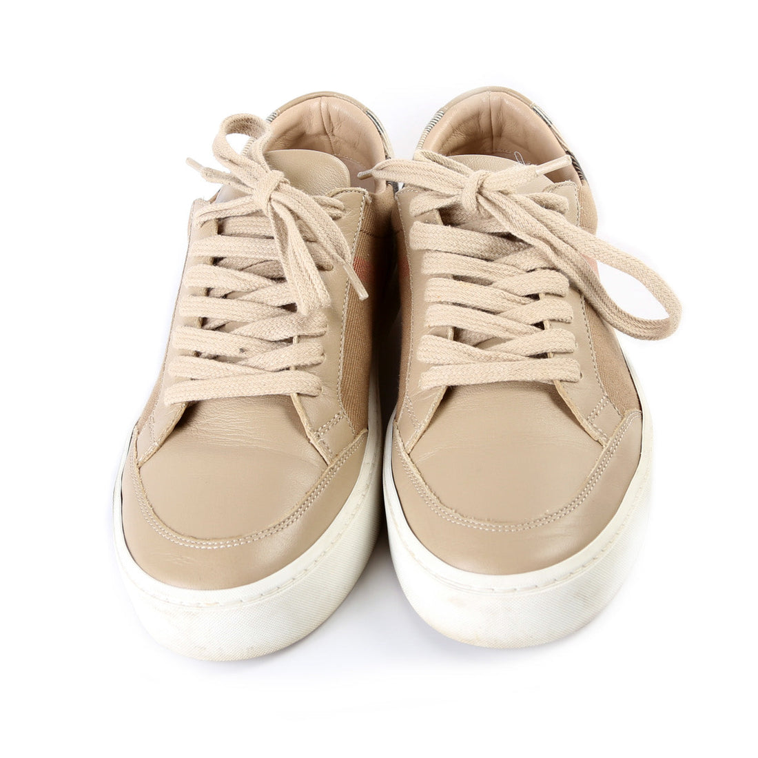 Salmond Check Sneakers Size 36.5