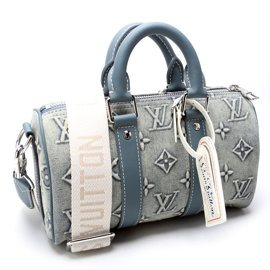 Keepall 25 W/Strap Denim Monogram