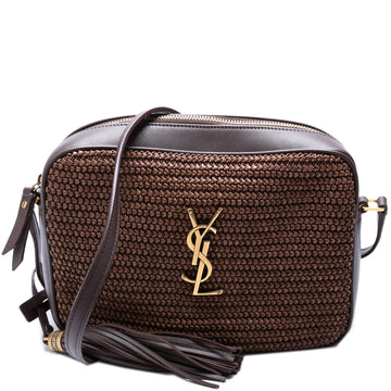 612542 Lou Camera Medium Raffia