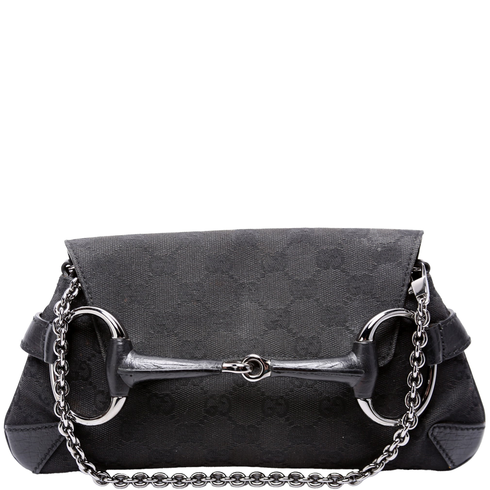 Horsebit GG Canvas Clutch 114923