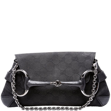 Horsebit GG Canvas Clutch 114923
