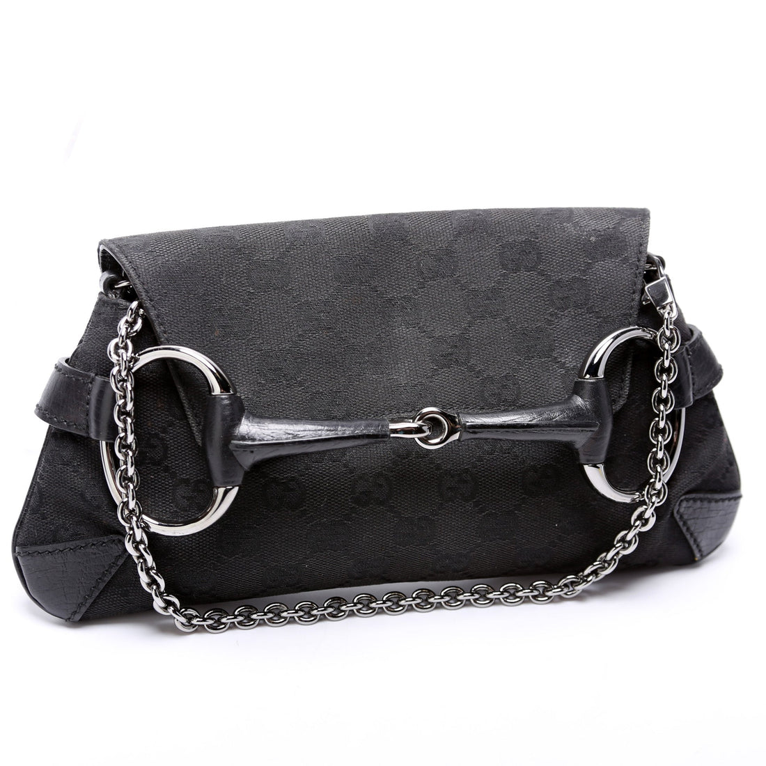 Horsebit GG Canvas Clutch 114923