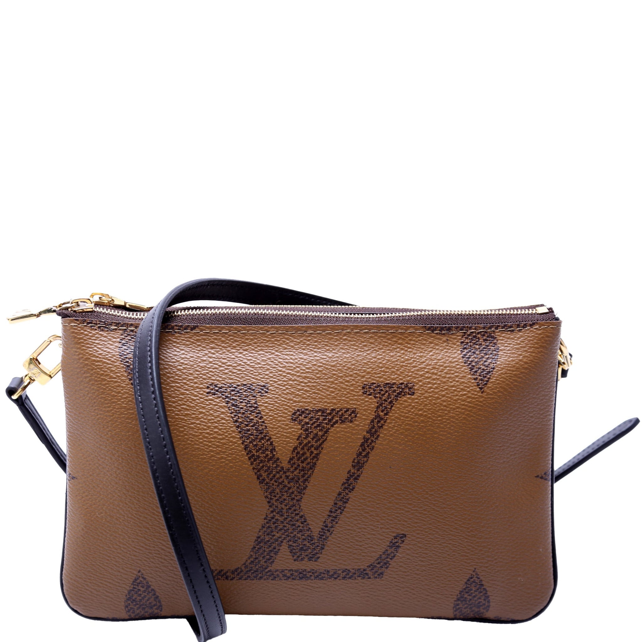 Double Zip Pochette Giant Reverse Monogram