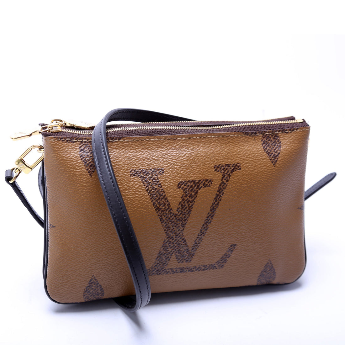 Double Zip Pochette Giant Reverse Monogram