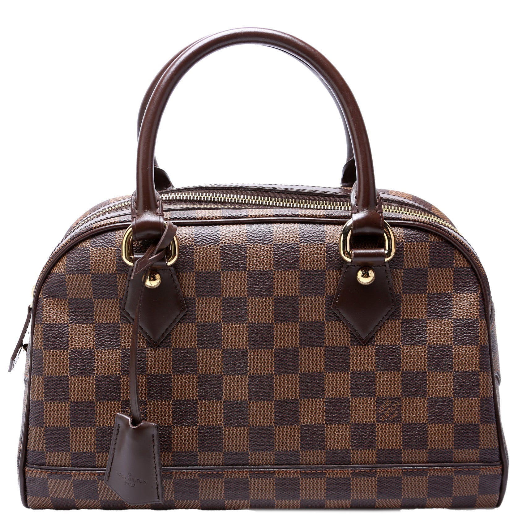 Duomo Top Handle Bag Damier Ebene