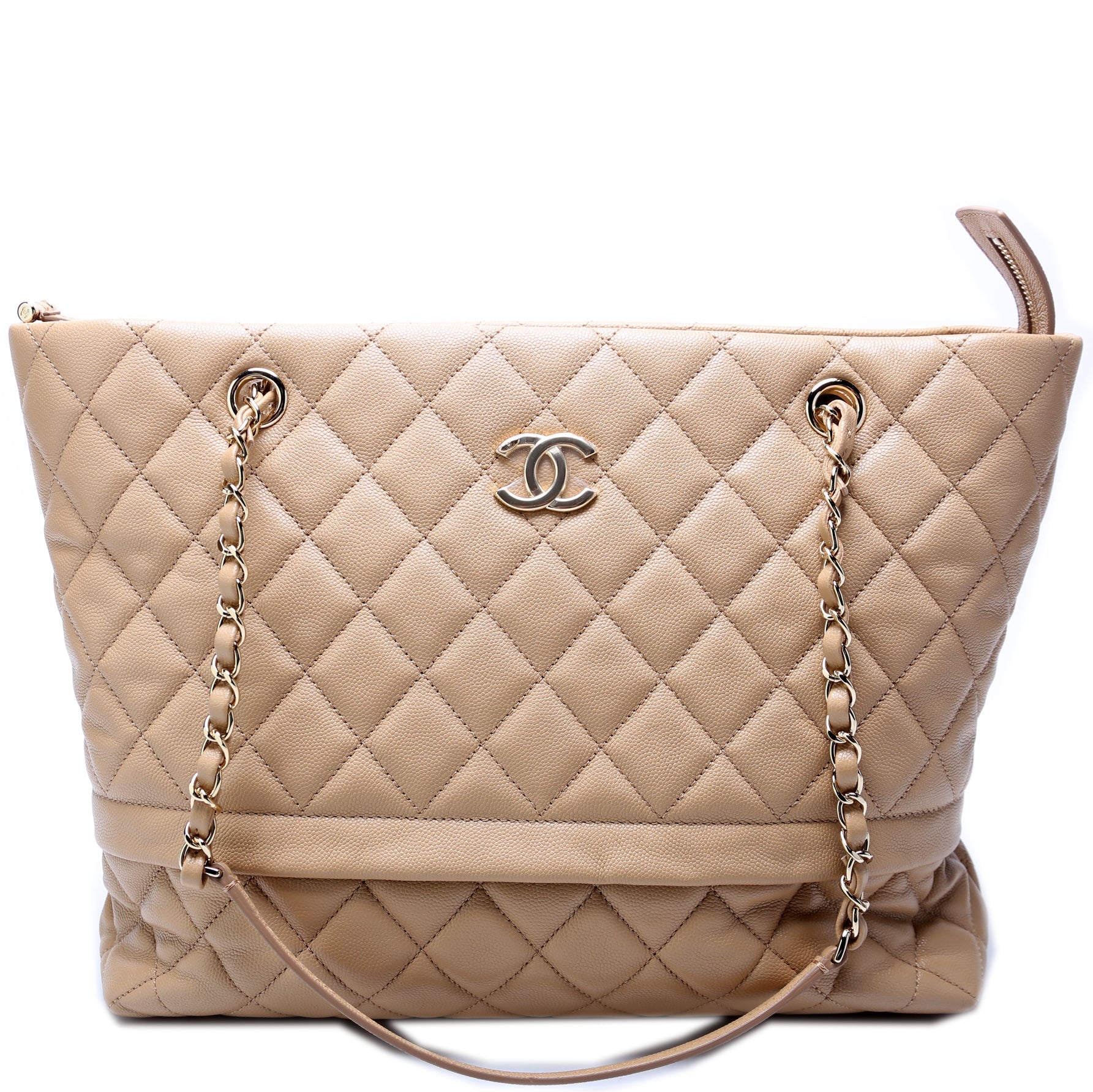 CC Rolled Up Tote Caviar 28M