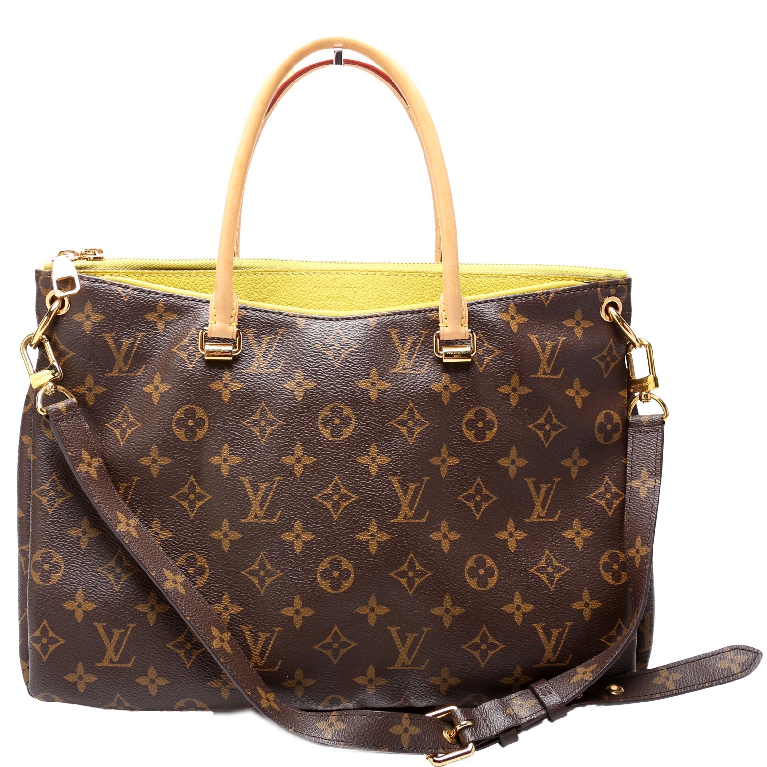 Pallas Tote Monogram Canvas Side