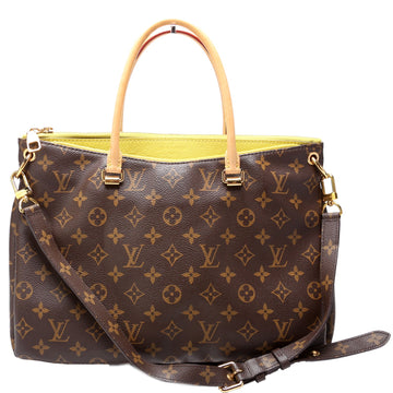 Pallas Tote Monogram Canvas Side