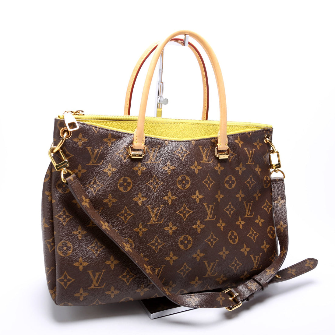 Pallas Tote Monogram Canvas Side