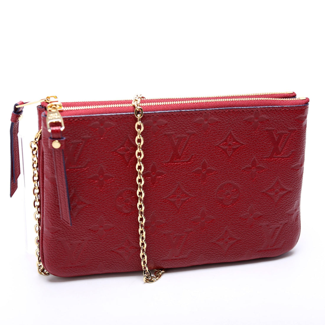 Double Zip Pochette Empreinte