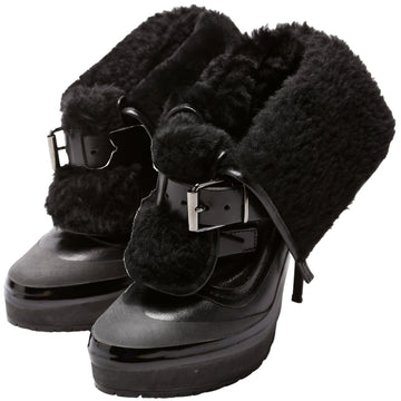 Leather Booties Size 38.5