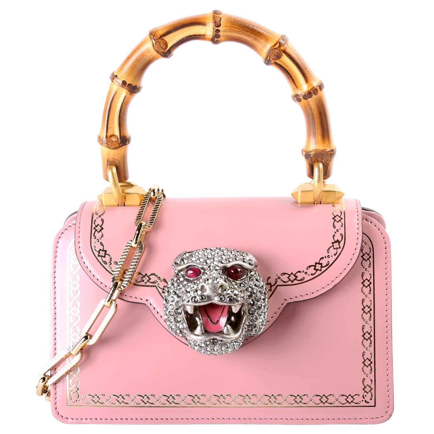 488667 Mini Thiara Bamboo Top Handle Bag