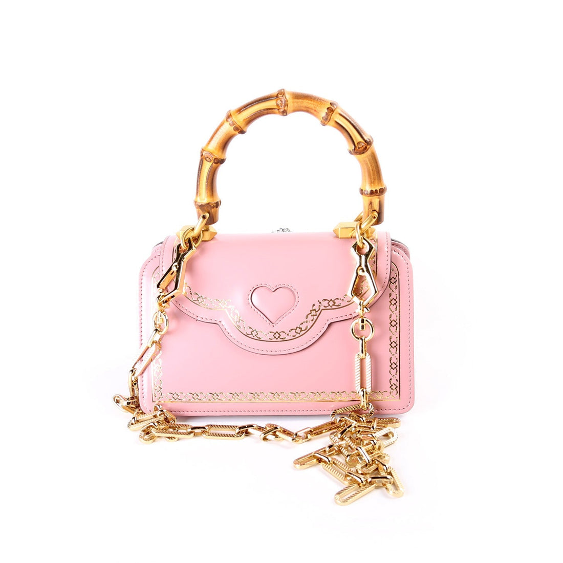 488667 Mini Thiara Bamboo Top Handle Bag