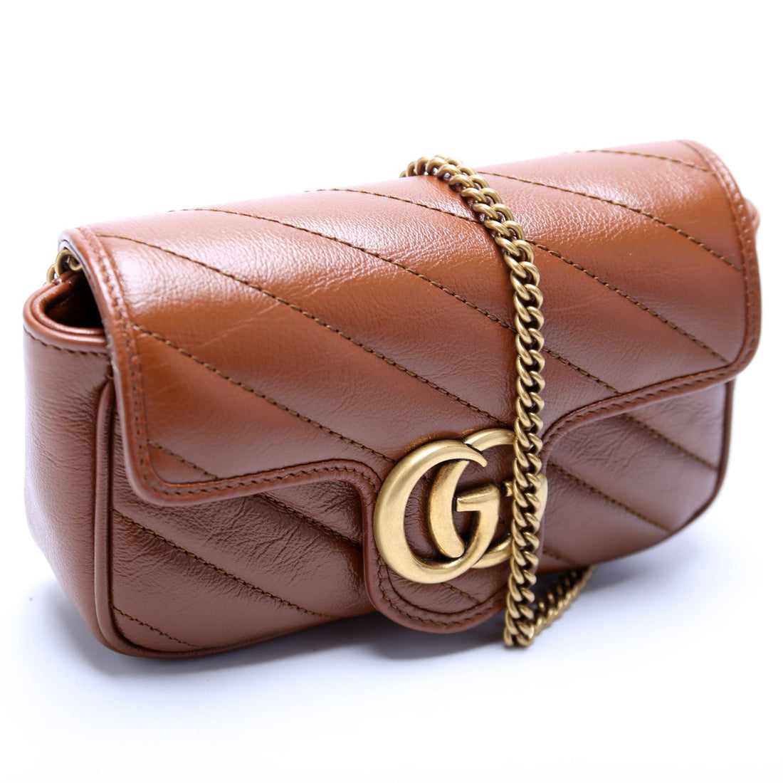 476433 Marmont Leather Super Mini Flap