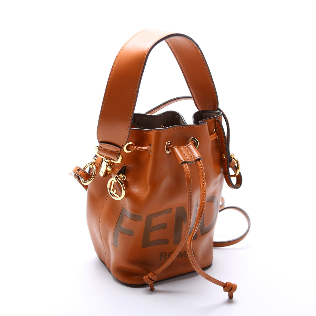 8BR010 Mon Tresor Mini Bucket Leather