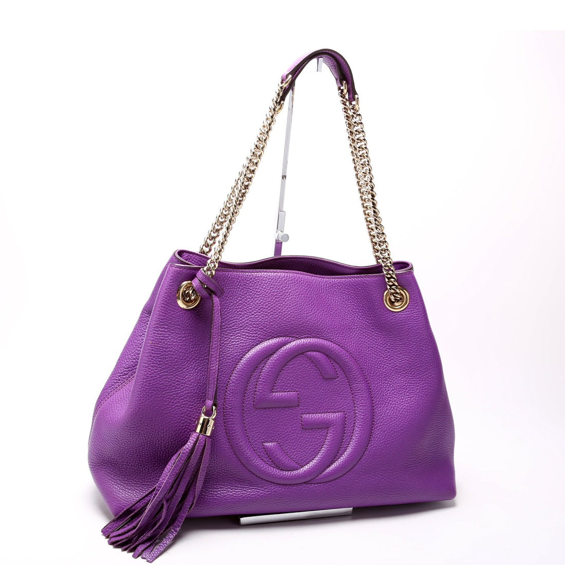 308982 Soho Leather Shoulder Medium