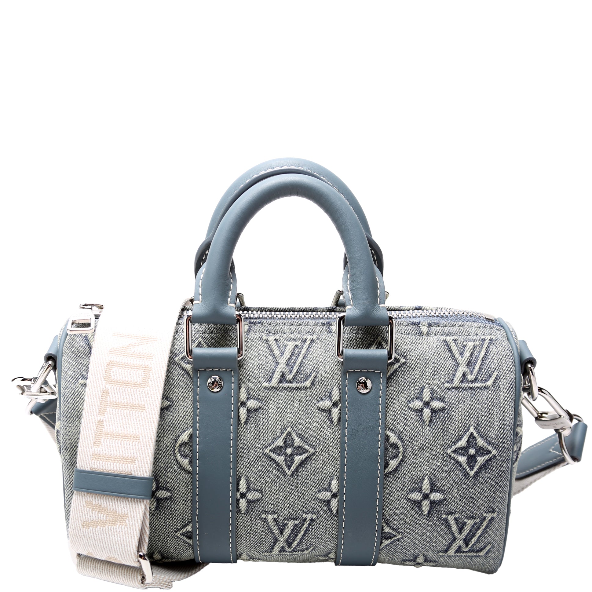 Keepall 25 W/Strap Denim Monogram